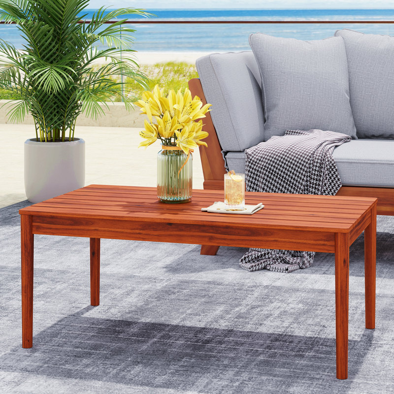 Table basse moderne, Cerisier