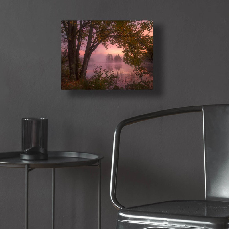 «Framed» par Patrick Zephyr, art mural en verre acrylique, H 12 po x l 16 po x P 0,13 po