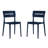 Delron All-Weather Outdoor Stacking Dining Side Chair (Set of 2)-1162546159