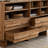 Recessed wall-mounted drawer storage cabinet