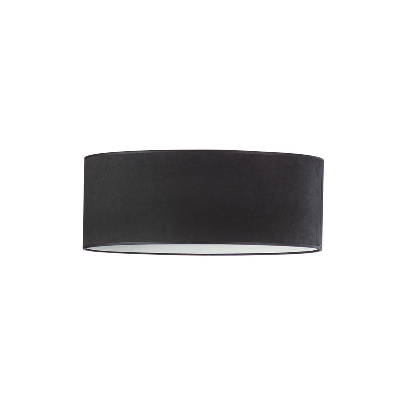 Aizah Fabric Flush Mount, Gray, White