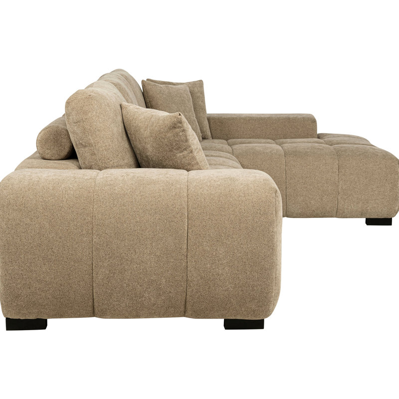 Canapé modulaire en L Camel