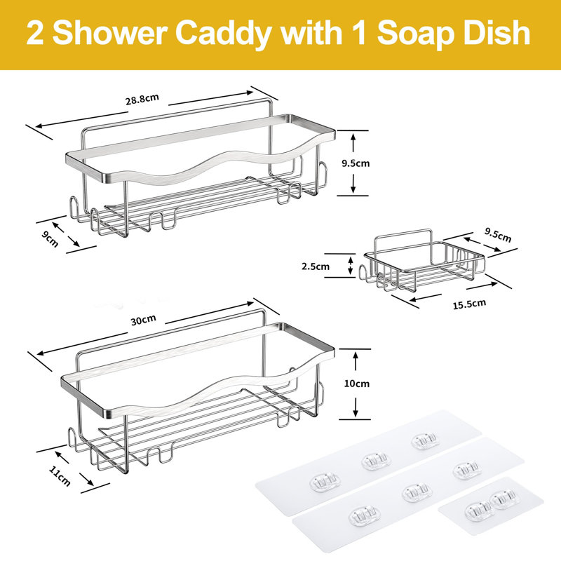 Gizeh Stainless Steel Shower Basket