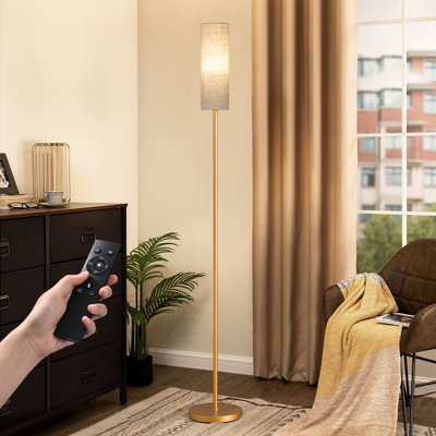 Smathering 65'' Traditional Floor Lamp with Remote Control and Bulb Included