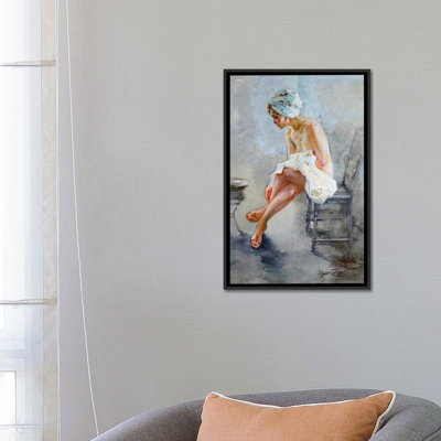 «In the Bathroom» par Ihor Juk - reproduction d'art sur toile tendue