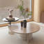 Table à thé ronde en bois massif