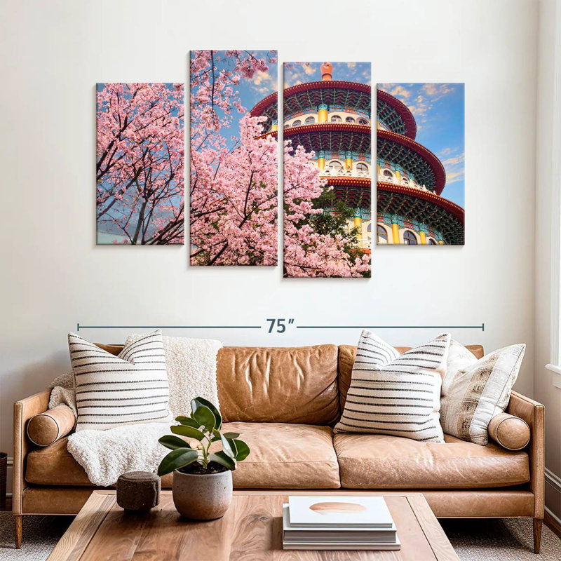 Arbre Sakura, temple Sirci Wuji, H 42 po x l 68 po