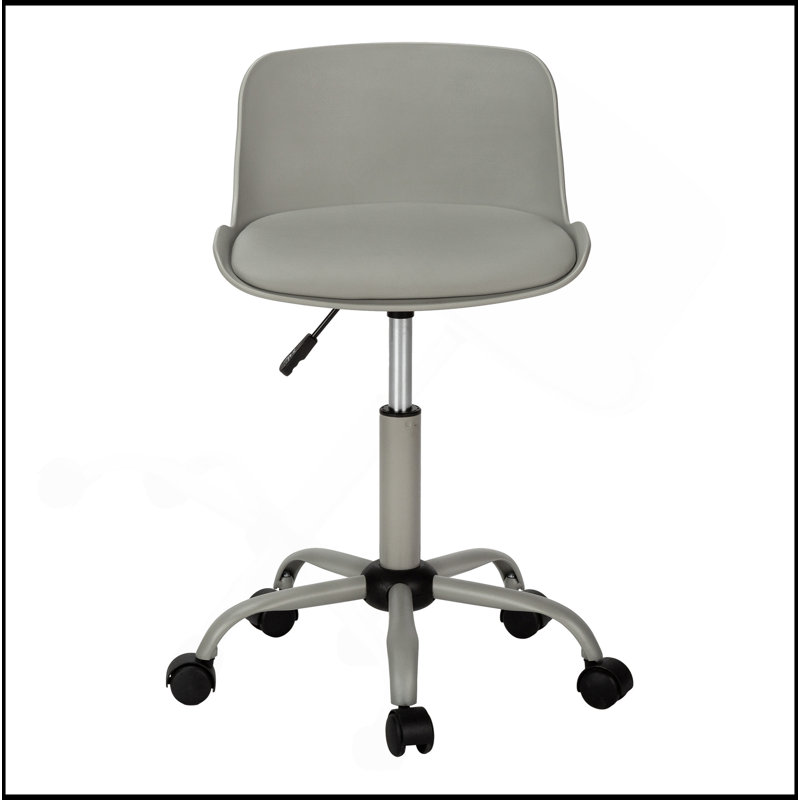 Chaise de bureau ergonomique et réglable pour enfants, confortable et élégante, Gris, Gris