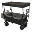 Chariot pliable de 480 lb avec auvent, poussette de chariot avec roues tout-terrain de 7 po, chariot pliable léger, grande capacité de camping, de magasinage, de sport et de jardin avec moustiquaire-123018763