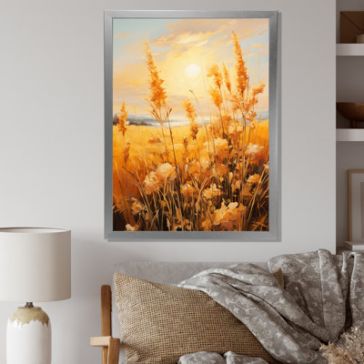 Luciannah Meadow Goldenrod Glow II sur impression sur toile