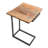 Rustic Pull-Up Table with Fold-Out Leaves in Wood and Metal