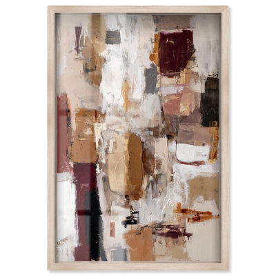 «Abstract Harmony I», reproduction murale abstraite par Art Remedy, cadre blond, 16 x 24