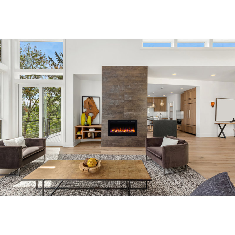 Foyer électrique encastré 36 po Puraflame Alice, H 20,27 po x l 36,38 po x P 5,9 po