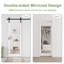 Aucun assemblage requis Panneau, porte de grange coulissante à double face H 84 po-124797782-124876653-124876650