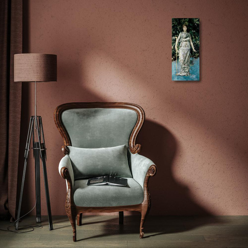"Hymen" par Thomas Wilmer Dewing - Art mural sur toile tendue avec châssis, H 18 po x l 14 po