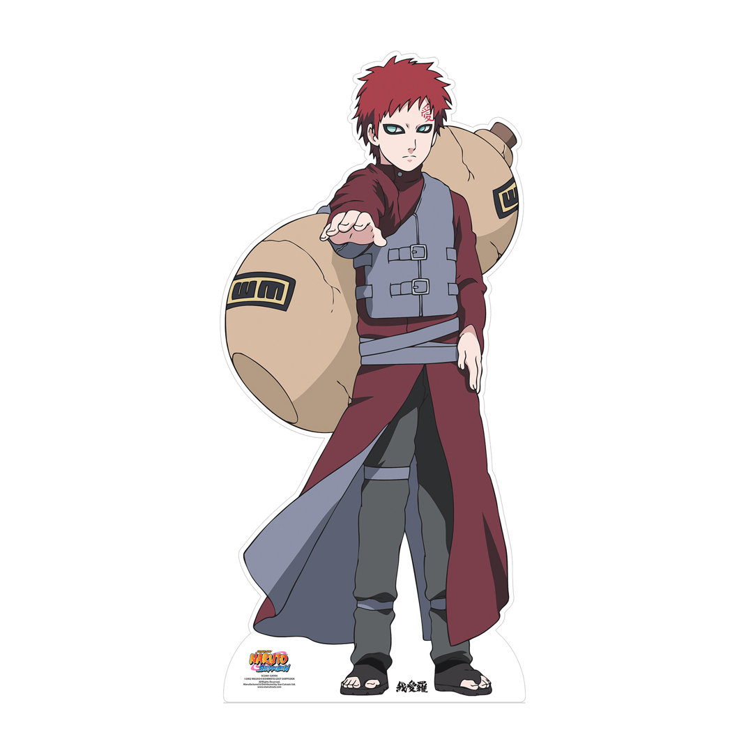 Gaara Naruto Cardboard Standup Star Cutouts