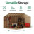 Value Gable Outdoor Wood Storage Shed-103777830-8539098