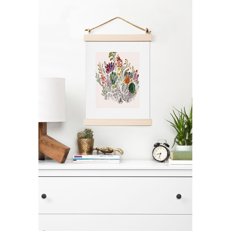 « illustrations plantes grasses design », reproduction, H 10 po x l 8 po x P 2 po, Papier, Blanc