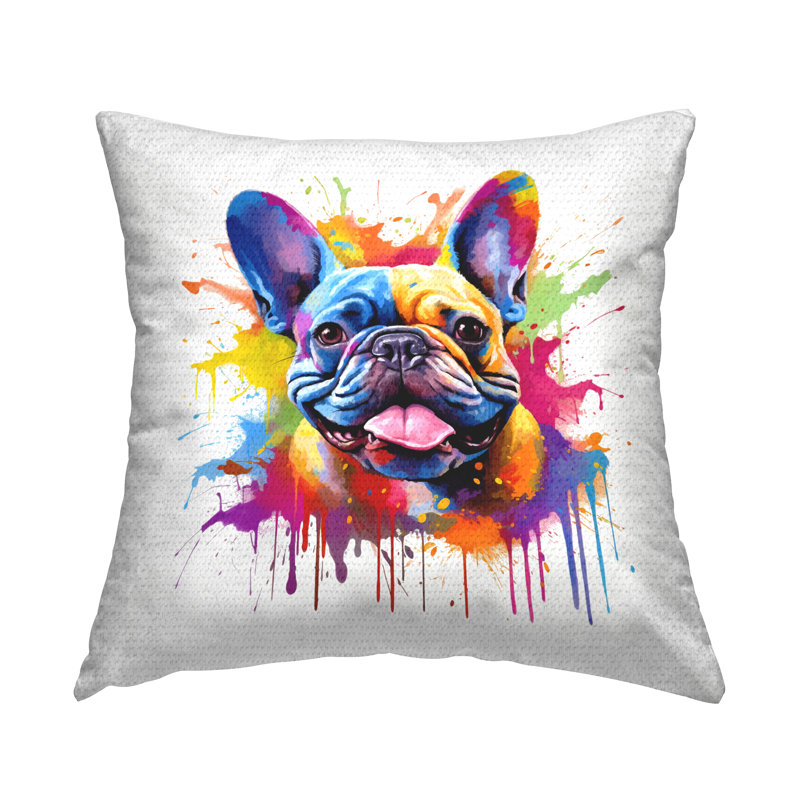 Abstract Outdoor Throw Pillow