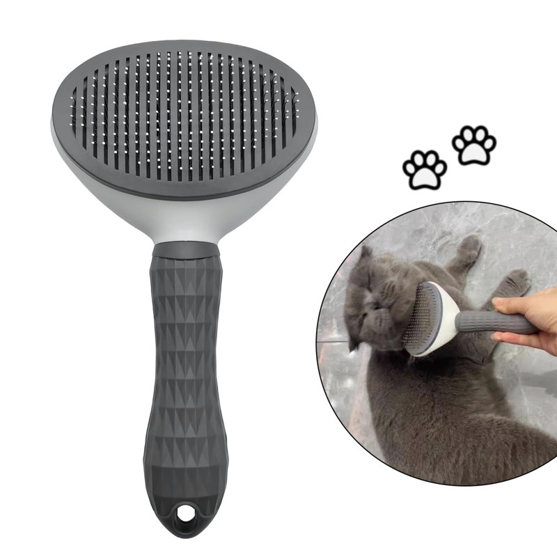 Pet Grooming Brush, Suitable For Cats And Dogs, ? Rabbits, Combing Hair, Reducing Shedding, Mats, And Tangles