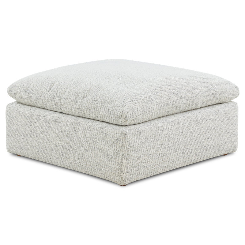 Armand Performance Fabric Ottoman, Light Gray Livesmart®