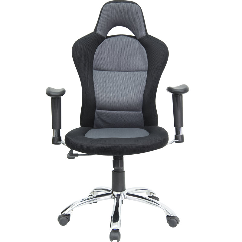 Mesh Office Chair, Gray and Black