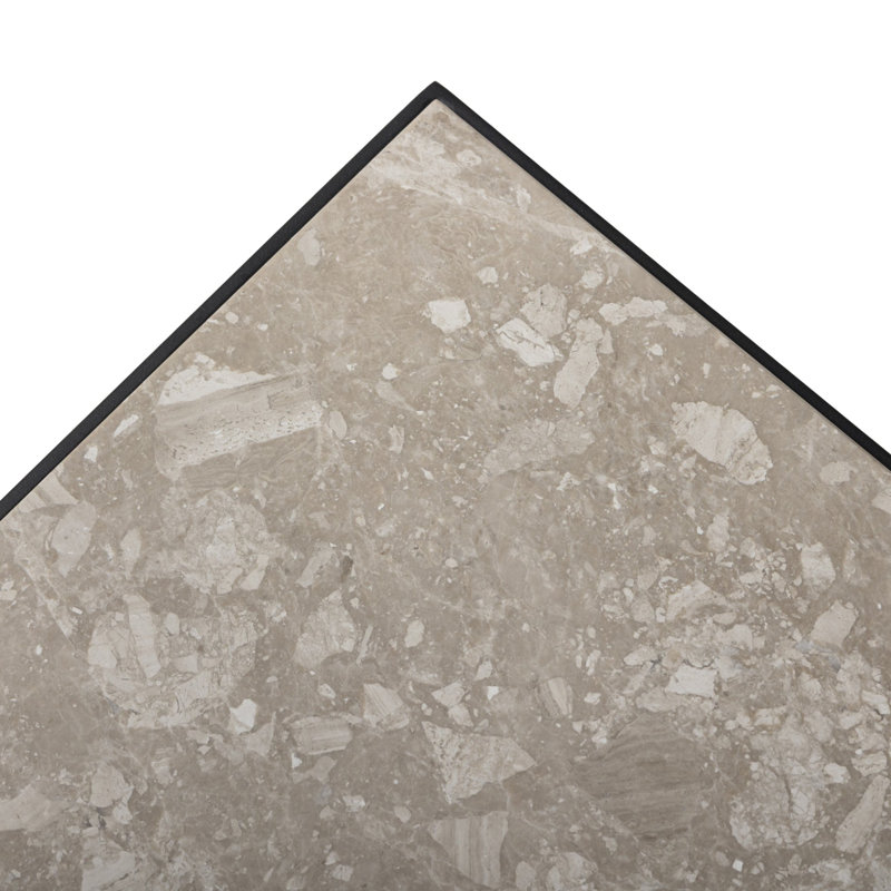 Babylon Small End Table-Lunar Marble, Lunar Marble, 20" H x 13" W x 13" D
