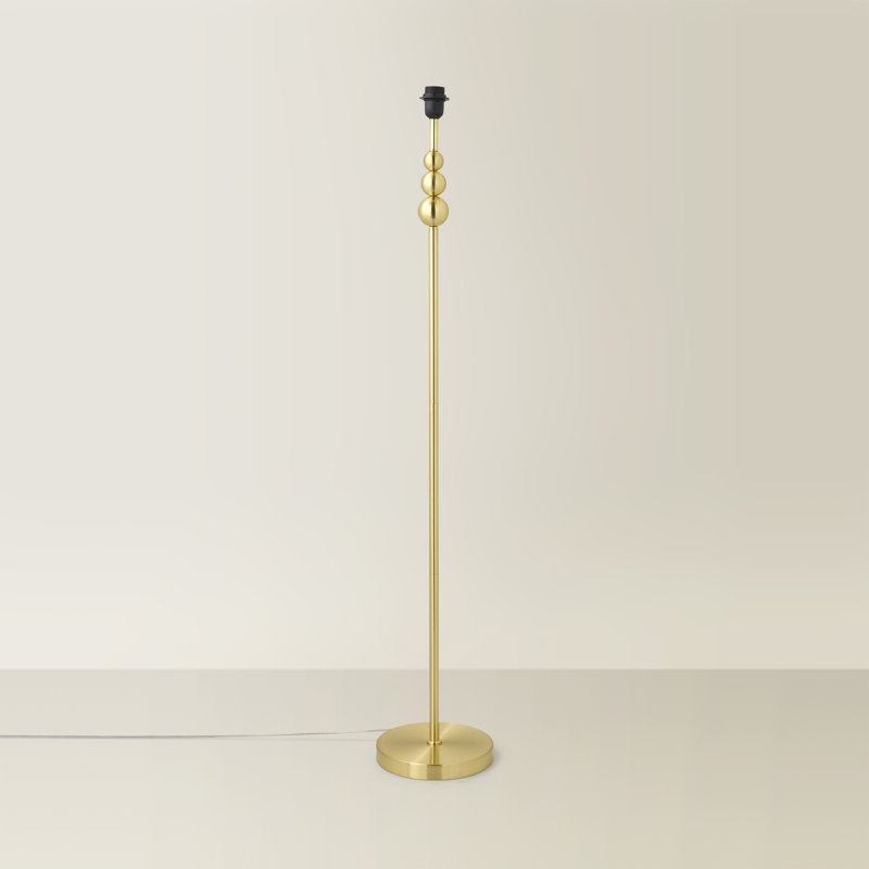 Randalia 129cm Traditional Floor Lamp, Brushed