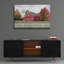 «Fall Barn» par Lori Deiter, art mural en verre acrylique-1613042700