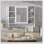Armoire de salle de bain 3-en-1 avec tablette réglable, porte à fermeture en douceur et miroir haute définition pour le rangement de meuble-lavabo moderne-501604273