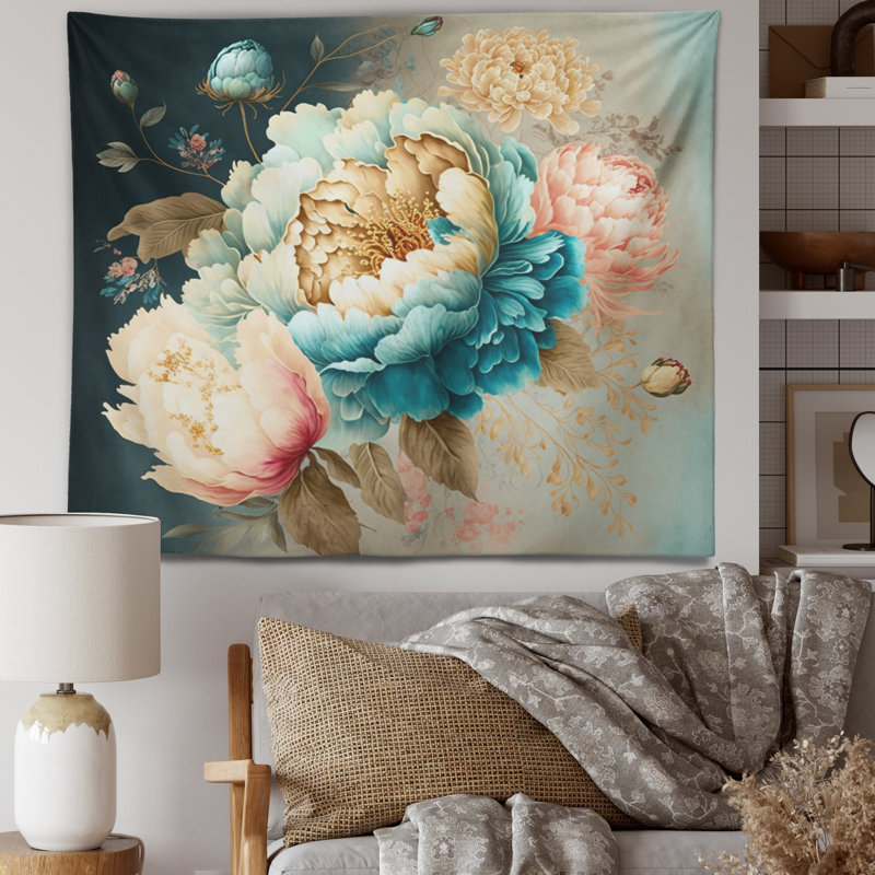 Tapisserie en polyester multicolore en polyester III, H 32 po x l 39 po
