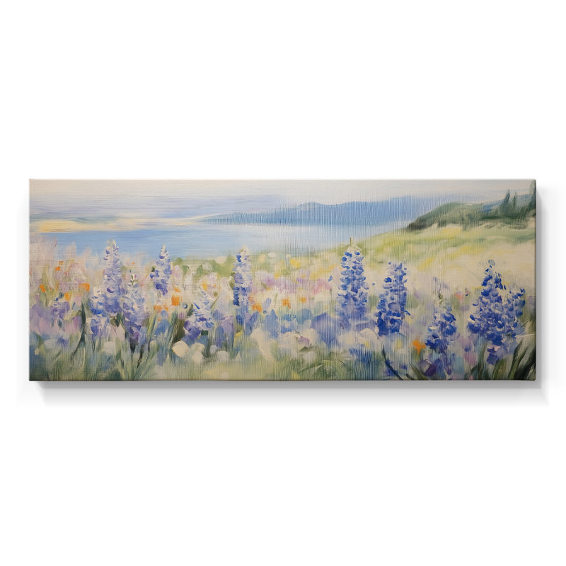 Botanical Series-CCLxxxxi - Toile tendue avec châssis - Prêt à être accroché, H 12 po x l 30 po