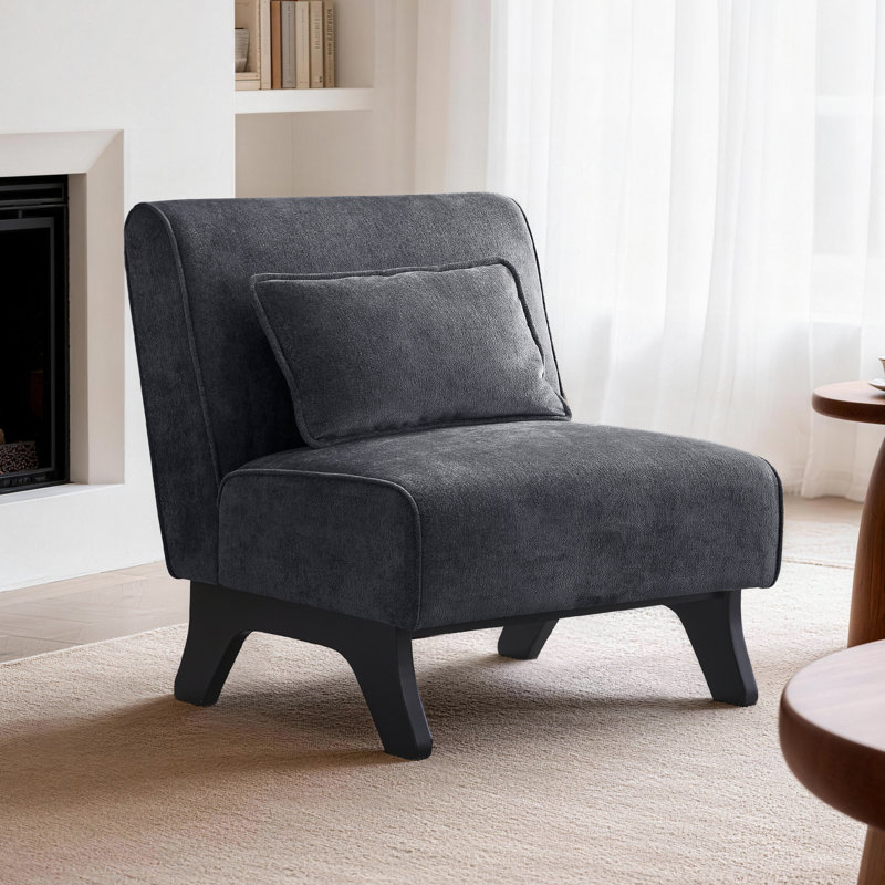 Upholstered Accent Chair, Grey