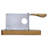 Large Table Top Cigar Cutter, Butcher Guillotine, Walnut