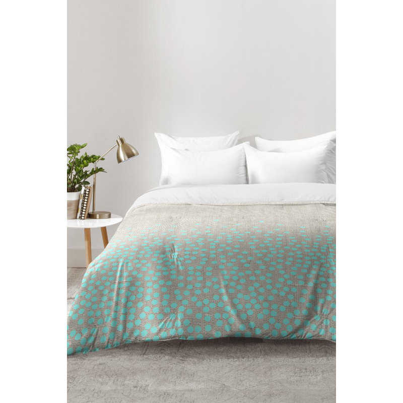 Modern & Contemporary Polyester Abstract Comforter, Full/Queen Comforter + 2 Standard Shams