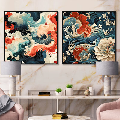Demar - Abstract Collages Square Collage Set Of 2