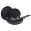Mekhag 3 - Piece Non-Stick Hard-Anodized Aluminium Cookware Set