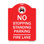 Signmission Designer Series Sign - No Stopping, Standing, Fire Lane With Graphic | Red & White 18" X 24" Heavy-Gauge Aluminum Architectural Sign | Protect Your Business | Made In The USA