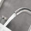 Robinet de lavabo de salle de bain à poignée simple en acier inoxydable-115827493