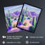 Desert Oasis Cacti Camel Purple Landscape Wall Art Print