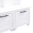 Free Standing Hall Tree Set Of 2, 3-IN-1 Entryway Coat Rack With Black Retro Handles, Seating Bench With Storage Drawers-76454841