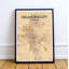 Oklahoma City Map - No Frame Print-1723534225