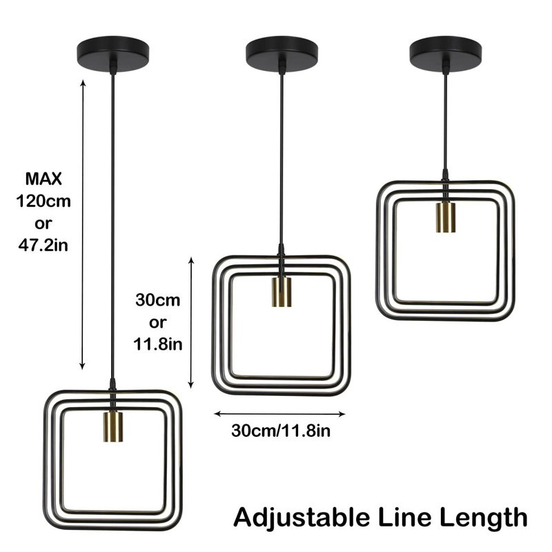 1 - Light Matte Black Cylinder Pendant