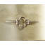 Sanctuary Three-Drawer Shaped Front Gold Chest