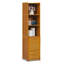 Armoire garde-manger en bois de bambou avec 5 tablettes