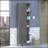 Urano Mirror Linen Cabinet, Four Interior Shelves, Five External Shelves-582438517