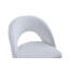 Swivel Upholstered Counter Stool with Metal Frame-1474202714