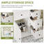 Meuble-lavabo simple 30 po avec comptoir en céramique