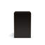 Table de chevet classique en bois d'ingénierie noir, 2 tiroirs, tiroir supérieur doublé de feutre, plateau coulissant, table de chevet profonde de style contemporain de 25,5 pouces, bois massif, poignées ovales en nickel, assemblage simple,-1935775895