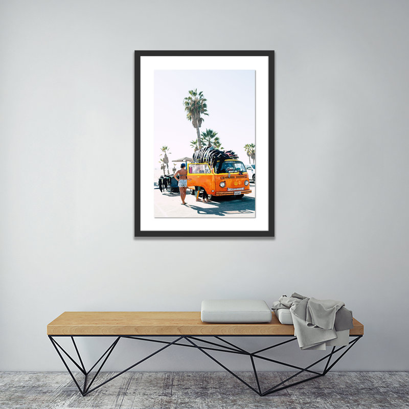 Beach Bum IV Print by Erica Singleton, Black, 60" H x 42" W x 2.5" D